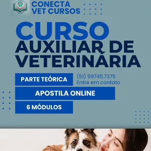 Imagem de Curso Auxiliar de Veterinária  criado por ConectaVet na hotmart