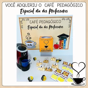 Imagem de capa para o Ebook Café Pedagógico especial dia dos professores 