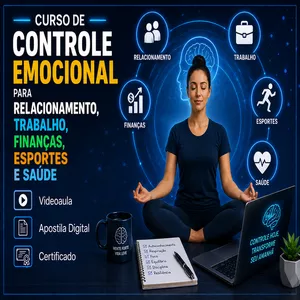 Imagem do curso Curso de Controle Emocional para Relacionamento, Trabalho, Finanças, Esportes e Saúde