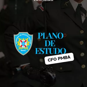 Imagem de capa para o Curso online PLANO DE ESTUDO CFO PMBA
