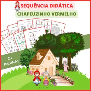 Imagem de capa para o Curso online Sequência Didática Chapeuzinho Vermelho