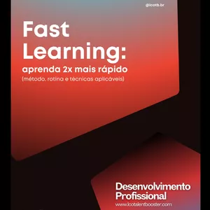 Imagem de capa para o Ebook Fast Learning: Aprenda 2x Mais Rápido