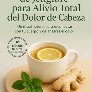 Imagen de portada para Ebook Guía de Té de Jengibre para alivio total del dolor de cabeza