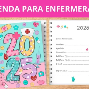 Imagen de portada para Ebook AGENDA PARA ENFERMERAS 2025 