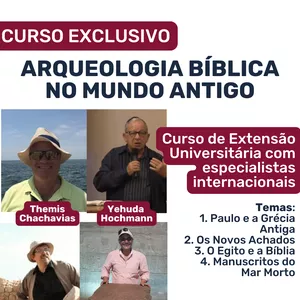 Imagem de capa para o Curso online Arqueologia Bíblica no Mundo Antigo