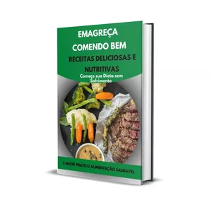 Imagem de capa para o Ebook Emagreça Comendo Bem