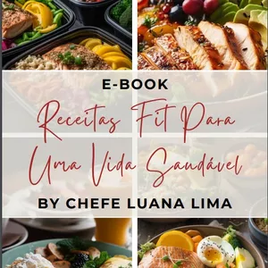 Imagem de capa para o Ebook Receitas Fit para uma vida Saúdavel