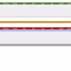 Cover image for Online course Annual Excel Tracker - Editable