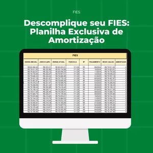 Imagem de capa para o Curso online Descomplique seu FIES: Planilha Exclusiva de Amortização