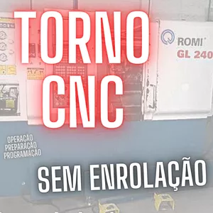 Imagem do curso TORNO CNC NA PRATICA op. preparação e programação 