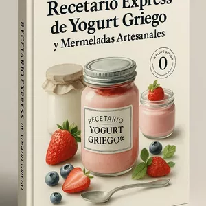 Imagen de portada para Curso online Recetario Express de Yogurt Griego y Mermeladas Artesanales