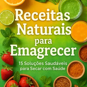 Imagem de capa para o Ebook Receitas naturais para emagrecer - elimine o excesso com saúde e sabor 