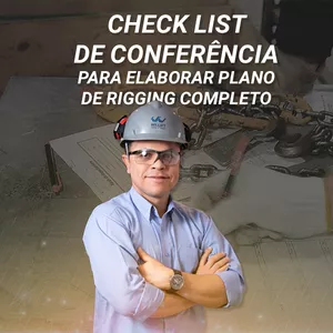 Imagem de capa para o Ebook Check list de conferência para elaborar plano de rigging completo