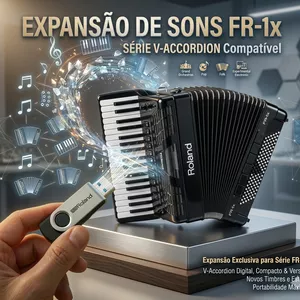 Imagem de capa para o Curso online Expansão Roland FR 1X