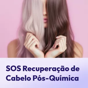 Imagem de capa para o Ebook Ebook S.oS salve seu cabelo.