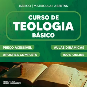 Imagem de capa para o Curso online Curso Básico em Teologia