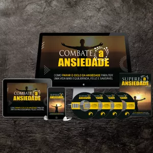 Imagem de capa para o Curso online COMBATE A ANSIEDADE