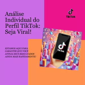 Imagem de capa para o Ebook Análise Individual do Perfil TikTok: Seja Viral!