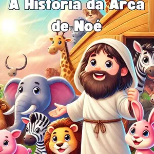 Imagem de capa para o Ebook História Bíblica Para Crianças - A Arca de Noé - Leia, Aprenda, Pinte e Desenhe