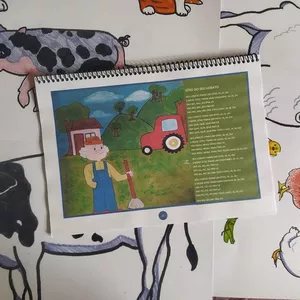 Imagem de capa para o Ebook Atividades de alfabetização com cantiga: O sítio do Seu Lobato