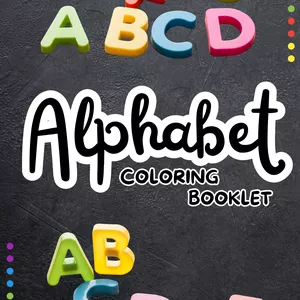 Cover image for Ebook ALPHABET COLORING BOOKLET