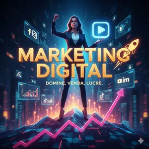 Imagem de capa para o Curso online • "O Plano Completo para Transformar Seguidores em Clientes Pagantes Usando as Estratégias Digitais Mais Atuais."