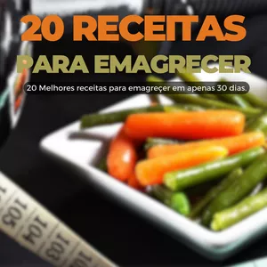 Imagem de capa para o Ebook 20 Receitas para Emagrecer em 30 Dias
