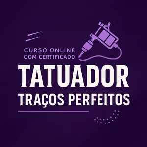 Imagem de capa para o Curso online Tatuador Traços Perfeitos