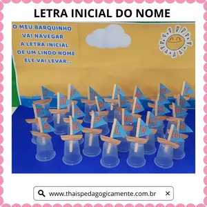 Imagem de capa para o Ebook BARQUINHO DA LETRA INICIAL DO NOME