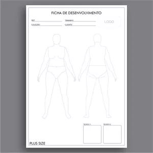 Imagem de capa para o Curso online FICHA CRIATIVA PLUS SIZE