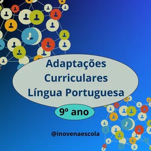 Imagem de capa para o Ebook Língua Portuguesa 9º ano Atividades Adaptadas