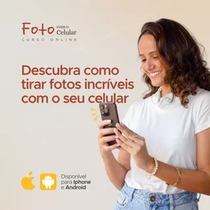 Imagem de capa para o Curso online Foto com celular