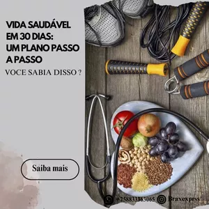 Imagem de capa para o Ebook Vida Saudável Em 30 dias: Um Plano Passo A Passo