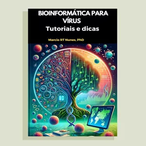 Imagem de capa para o Ebook Bioinformática para Vírus: Tutoriais e Dicas