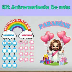 Imagem de capa para o Ebook Kit Aniversariante do mês 