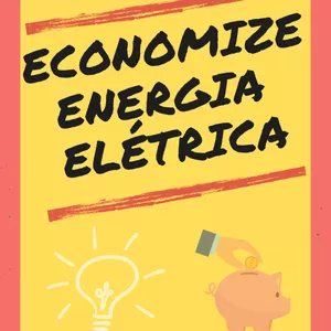 Imagem de capa para o Ebook ECONOMIZE ENERGIA ELÉTRICA