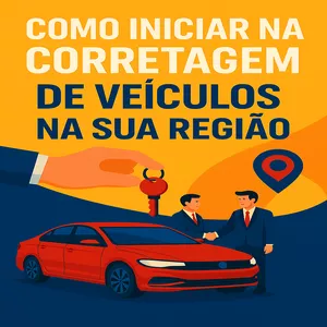 Imagem de capa para o Ebook Lucro Sobre Rodas: Guia Prático da Corretagem de Veículos