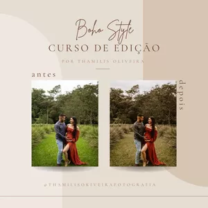 Curso de Edição Boho Style para Fotógrafos por Thamilis Oliveira