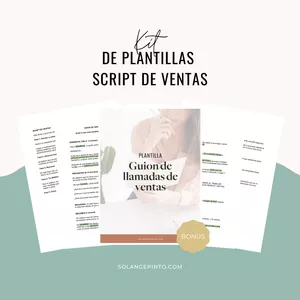 Imagen de portada para Ebook Pack de Plantillas Guión de Ventas