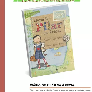 Imagem de capa para o Ebook Atividade Literária - Diário de Pilar na Grécia