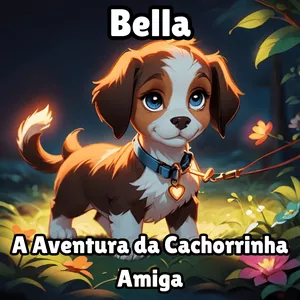 Imagem de capa para o Ebook A Aventura da Cachorrinha Amiga - BELLA