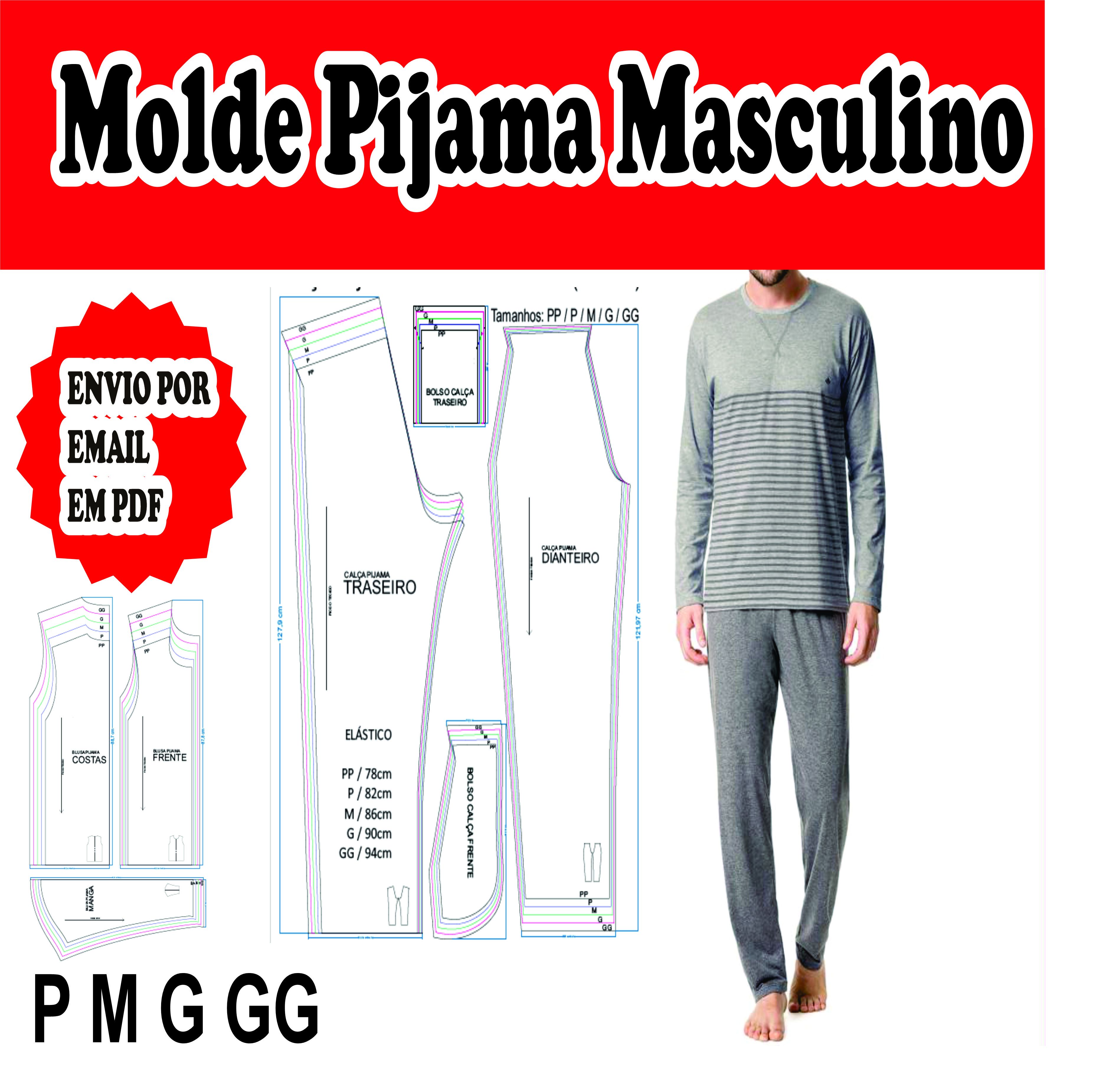 Imagem do curso MOLDE PIJAMA MASCULINO EM PDF