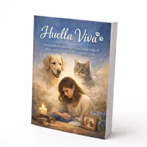 Imagen de portada para Curso online Huella Viva 🐾 Acompañamiento emocional para sanar el duelo por la pérdida de tu perro o gato.