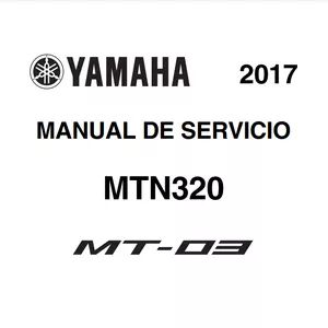 Imagen de portada para Ebook Manual de Servicio Yamaha MT-03 2017