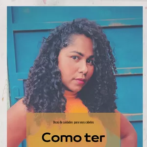 Imagem de capa para o Ebook Como ter cabelos saudáveis e naturais 