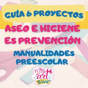 Imagem principal do produto Guía Virtual "Aseo e Higiene es Prevención" - Manualidades Para Maestras de Preescolar