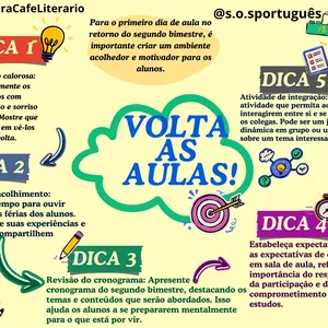 Imagem de capa para o Ebook SUGESTÕES DE ATIVIDADES PARA O PRIMEIRO DIA DE AULA - 2 BIMESTRE