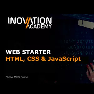 Imagem de capa para o Curso online Web Starter - HTML, CSS e JavaScript - 100% ONLINE (ON DEMAND)