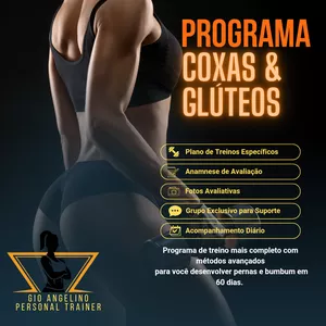 Imagem de capa para o Ebook Programa Coxas e Glúteos 2° Edição 