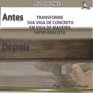Imagem de capa para o Curso online Transforme Viga de Concreto em Madeira de Demolição